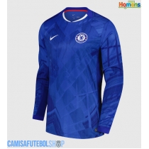 Camisa de time de futebol Chelsea Replicas 1º Equipamento 2025-26 Manga Comprida